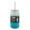 18oz. Frosted Glass Sublimation Tumbler with Bamboo Lid & Straw by Make Market®